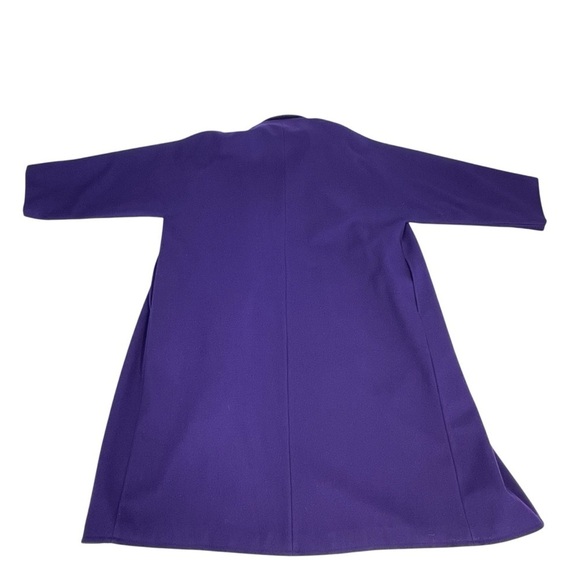 VINTAGE RUTLAND Purple Wool Cape Coat Women's Size 1X - Picture 14 of 16